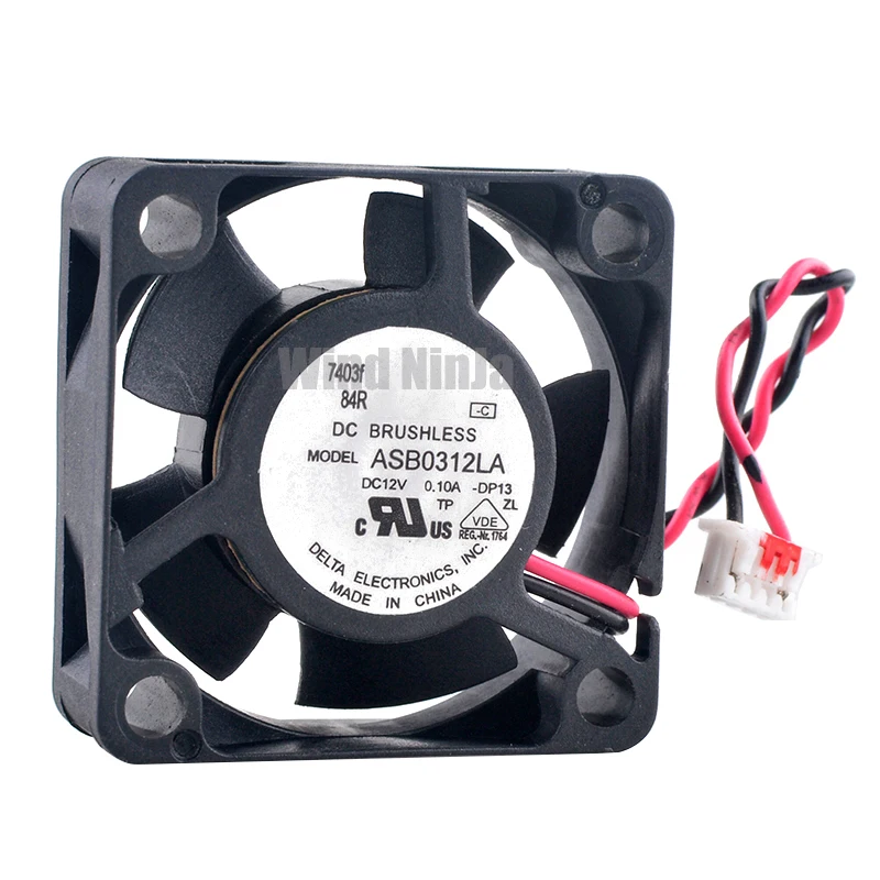 ASB0312LA 3cm 30mm fan 30x30x10mm DC12V 0.10A 2pin 8000rpm Micro cooling fan for power supply