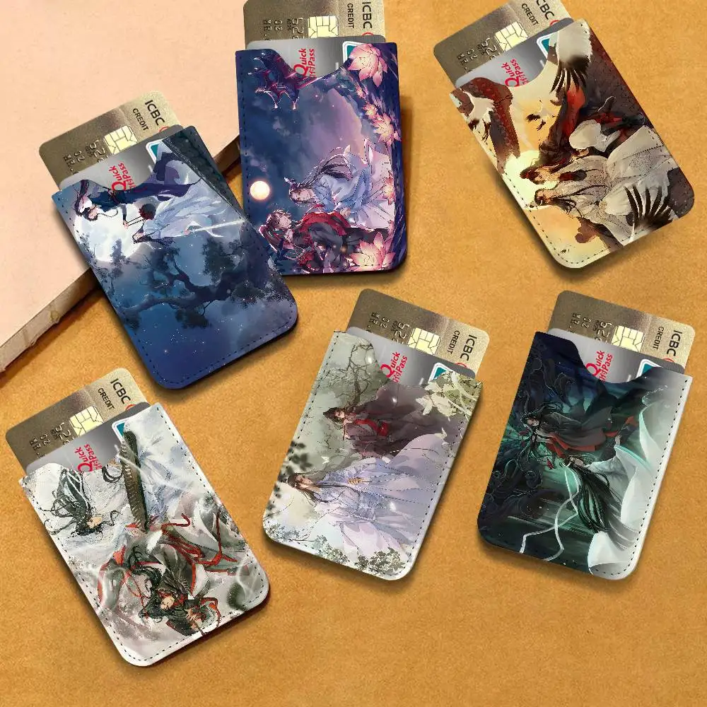 Mo Dao Zu Shi MDZS Anime Card Protect Credit Bank Card Holder Case Slim Wallet Protector for Men Travel Shopping