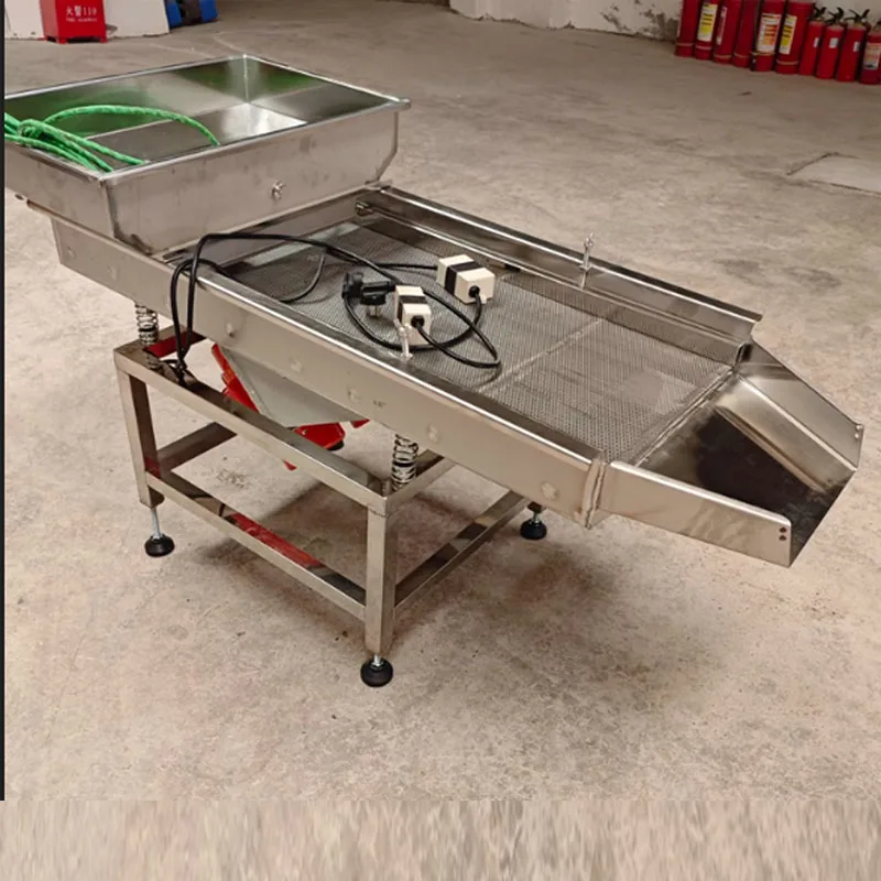 

Vibrating Screen Small Industrial Stainless Linear Electric Dynamic Vibration Sieve Sand Sieve Powder Sieve Machine