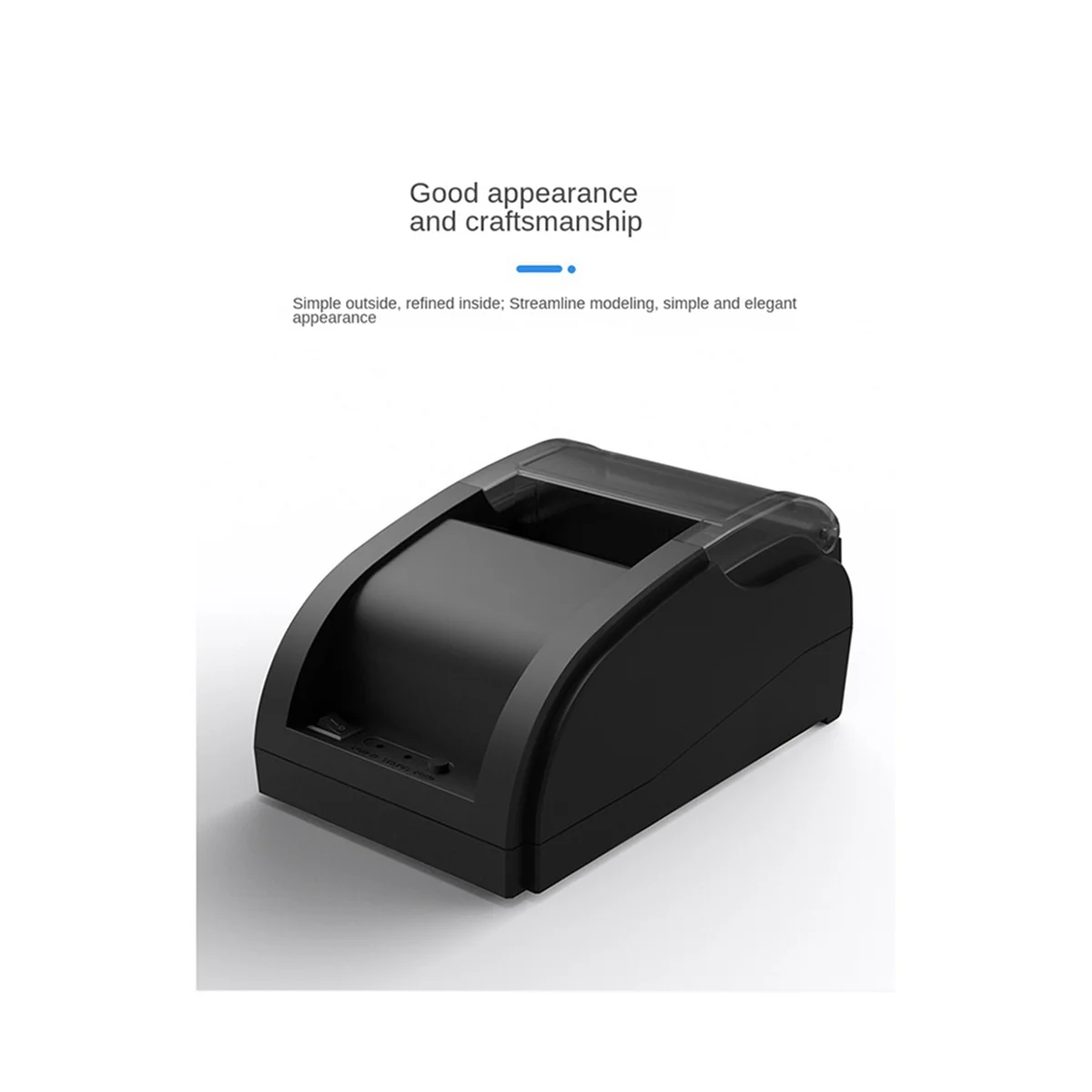 Wireless Mini Thermal Printer Portable Voice Bluetooth Receipt Printer Thermal BT 58mm Thermal Receipt Printing US Plug