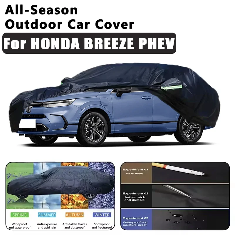 

For HONDA BREEZE PHEV Car Covers Outdoor Waterproof Dustproof Sun Rain Snow Protection Thick Oxford Cloth Car Accessories