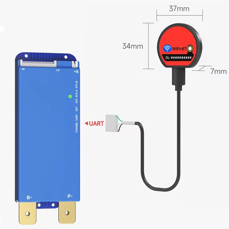 Module WIFI pour Module WIFI 4S BMS pour 8S 16S 24S 40A 100A 150A 200A Lifepo4 Li-LTO APP moniteur à distance-Y47A