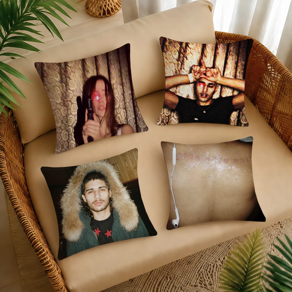Terrified Fakemink Cushion Cover Square Decorative Throw Pillow Case Sofa Bed Living Room Anniversary Gifts