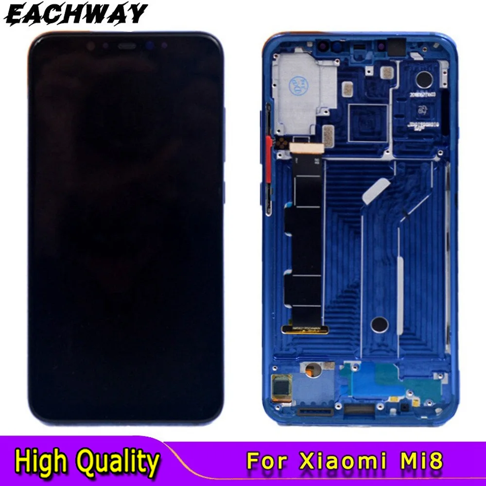 

AMOLED For Xiaomi Mi8 LCD Display Touch Screen Digitizer Assembly Replacement Parts 6.21" For Xiaomi Mi 8 LCD Screen