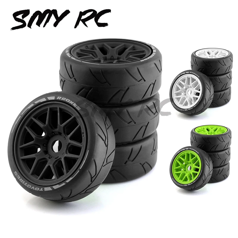 

4pcs 103mm 1/8 RC Off-Road Buggy Rally Car Tires Wheel 17mm Hex for ARRMA Traxxas Redcat Team Losi Kyosho VRX HPI WR8 HSP Hobao