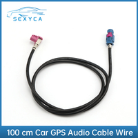 Car LVDS Video Line Cable Navigation GPS Audio MIB Screen Cable Wire Harness For VW Golf Passat B8 Tiguan Audi Benz 100cm