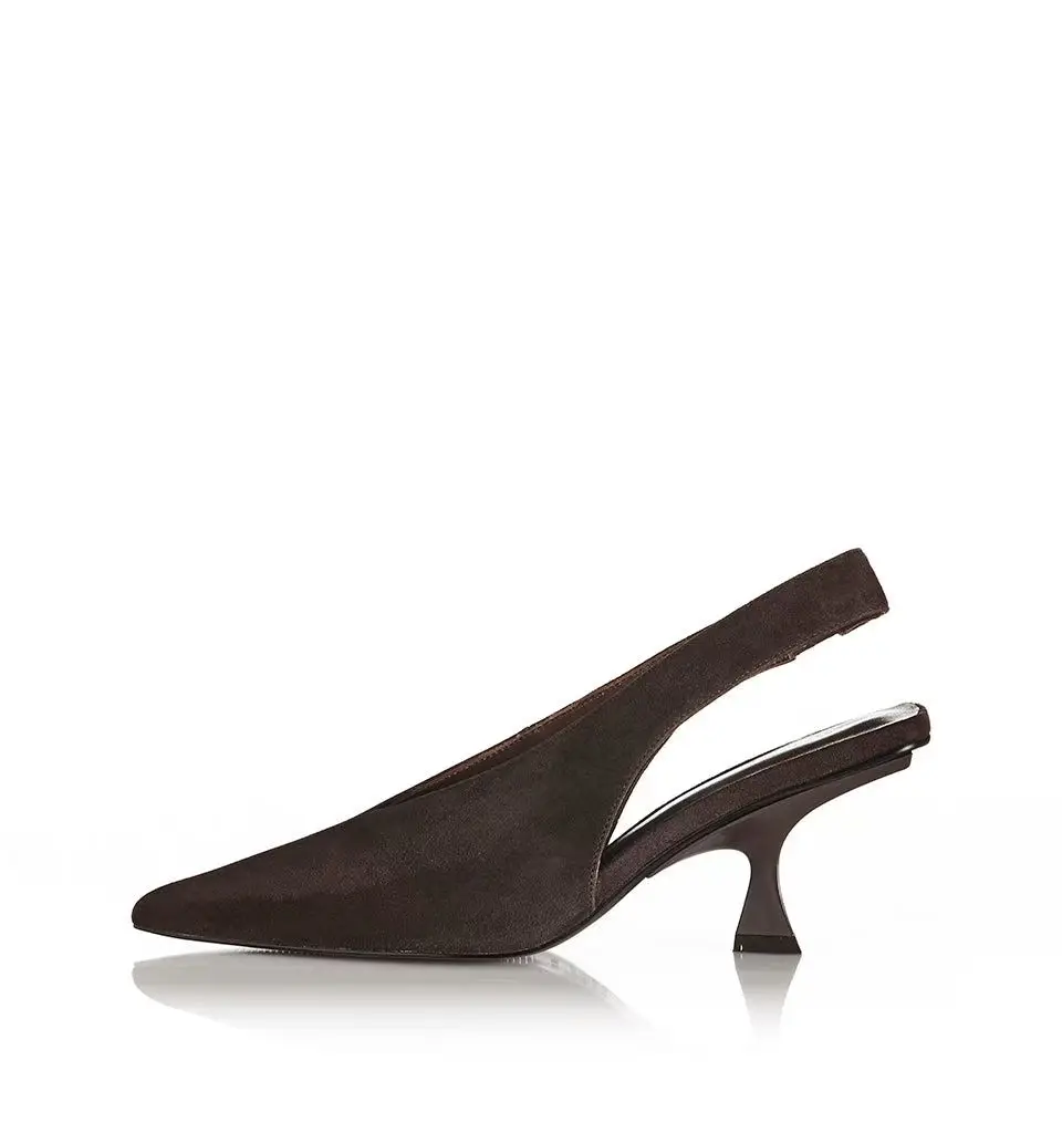 

ALIAS MAE Women’s Mid Heel Sandals Italian Genuine Leather Minimalist Design Comfortable Fit for Summer Casual or Office Wear