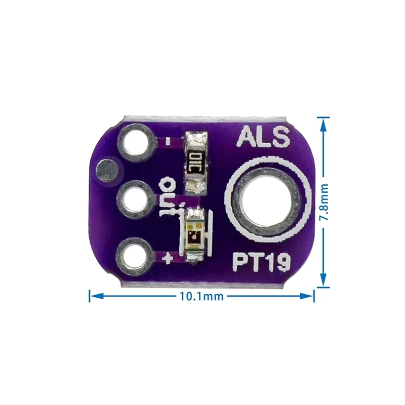 ALS-PT19 Light Sensor Module High Dynamic Range Light Sensor Breakout Board For Arduino 2.5V-5.5V Light UV Sensor Module