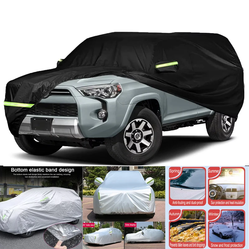 Outdoor Car Covers Compatible With Toyota 4runner 1984-2024 Windproof All Weather Waterproof UV Sun Protection Snow