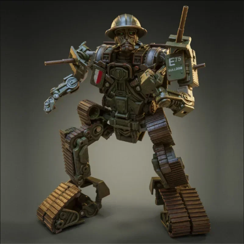 Juguete de tanque militar de la guerra mundial para niños, Robot de transformación, escala TW-FS01, Bulldog, 15,5 cm