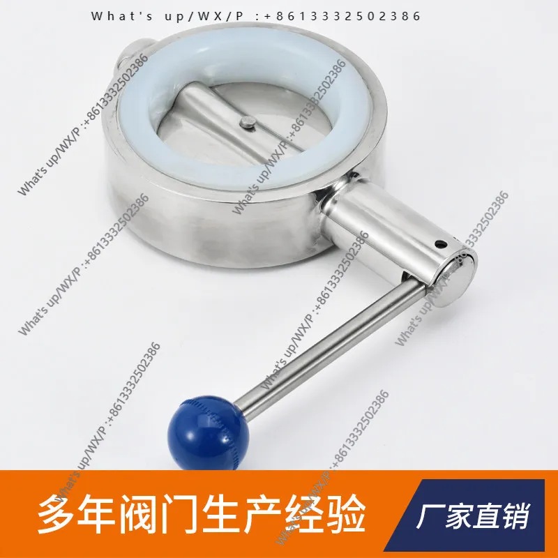 304 stainless steel manual butterfly valve D71X-10/16P