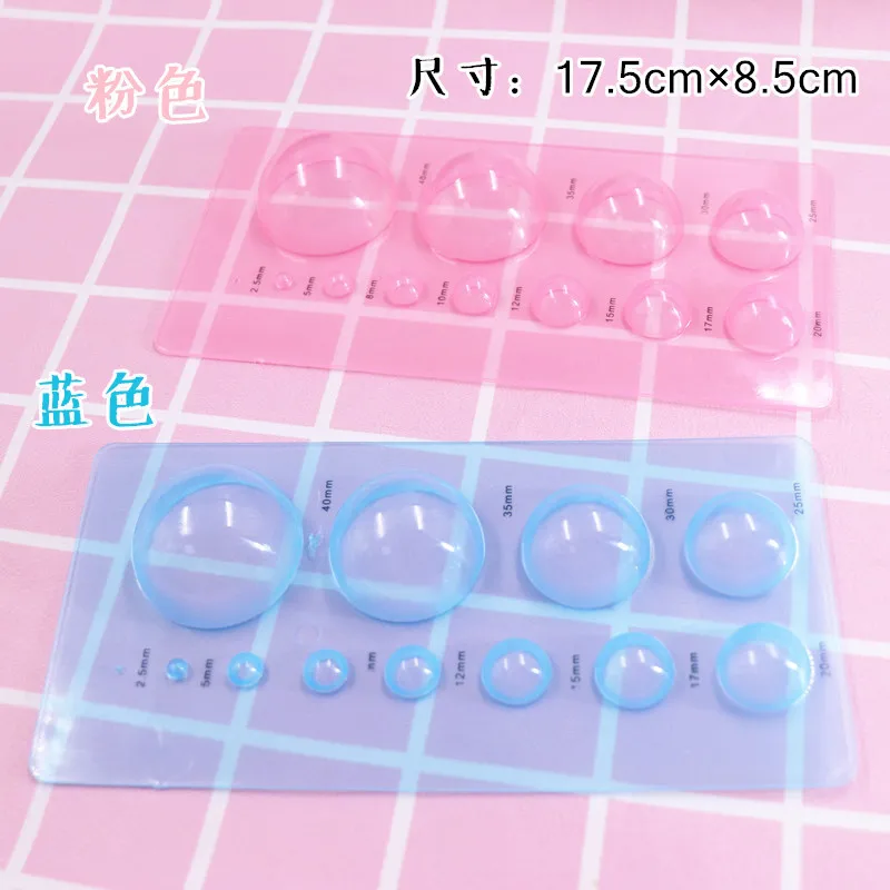 Pottery Ceramic Clay Flowers colour modulation Measure taking device Semicircle DIY Quilling Paper Deluxe Quilled Create Tool - Image 3