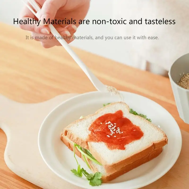 77JA Mini Đa Năng Nhựa Dụng Cụ Đánh Trứng Trứng Be Nhà Bếp Gia Vị Khuấy Dính Để Pha Trộn Đánh Trứng Gia Đình Ẩm Thực