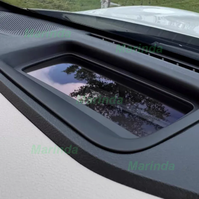 Car HUD Display Protective Frame for Mercedes Benz Smart 1 2024 Dashboard Head-up Display Screen ABS Cover Interior Accessories