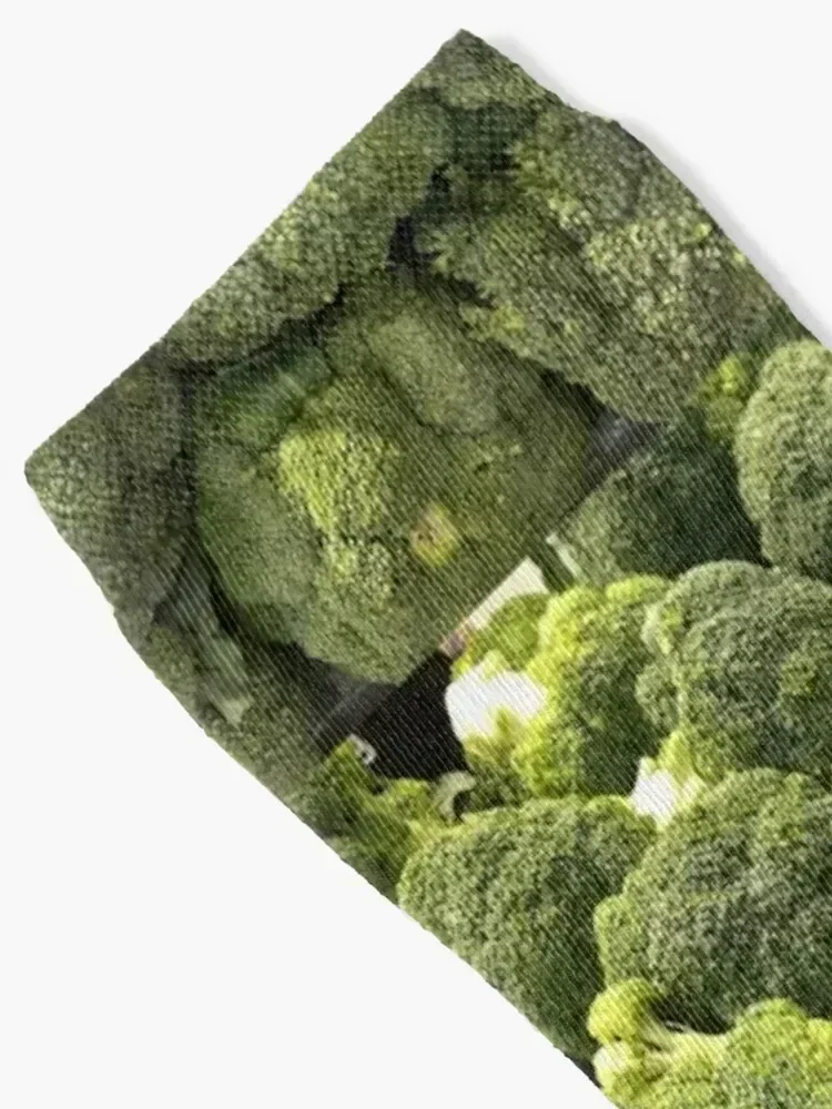 Wall of healthy broccoli Socks Children's snow valentine gift ideas Running Girl'S Socks Men's
