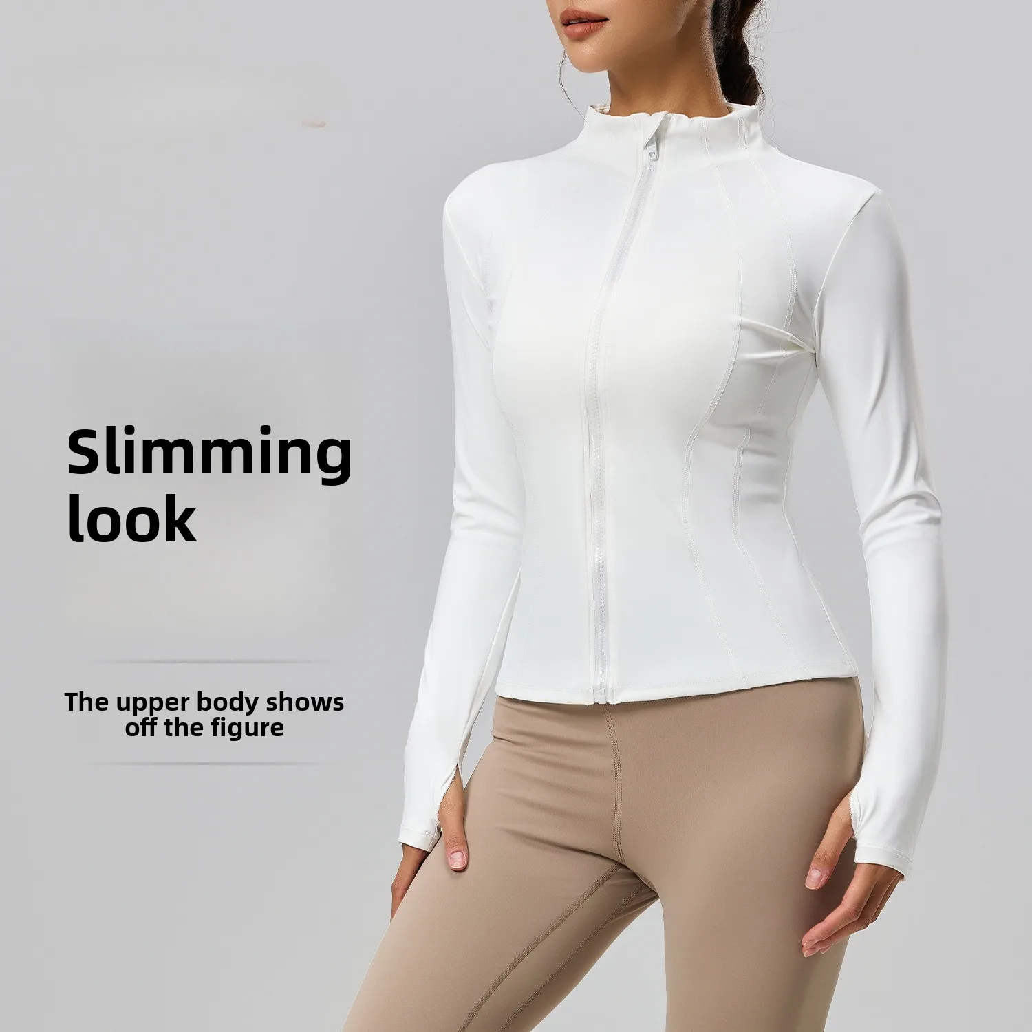 New Sunscreen Clothes Women's Summer Slim And Breathable UV Protection Tight Stand-up Collar Sunscreen Clothes