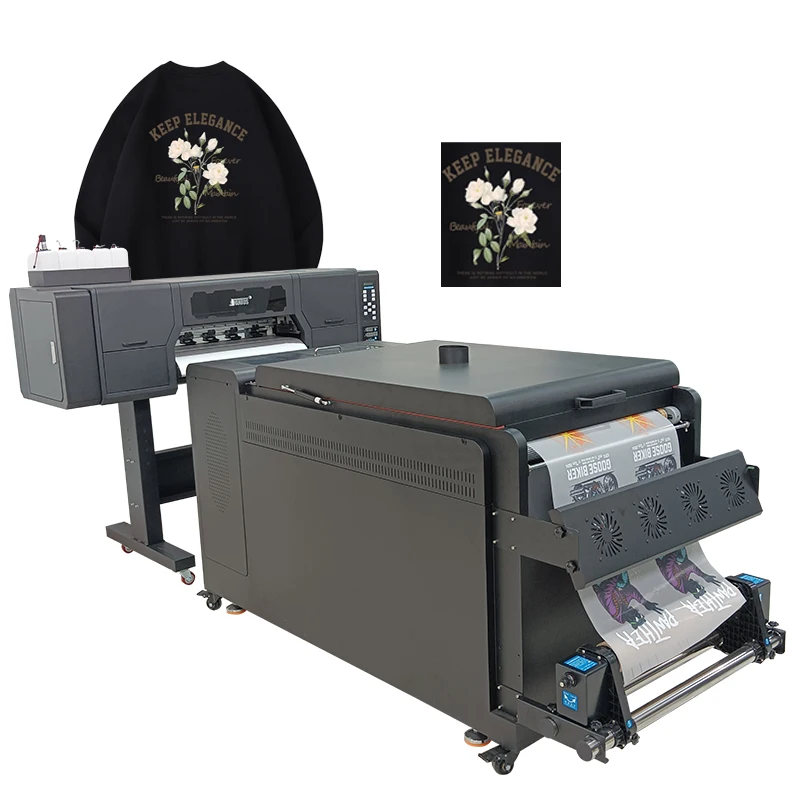 

Factory Price A1DTF printer Roll to Roll Adhesive Printer 60cm 30cm PET film XP600 i1600 i3200 UV DTF Printer