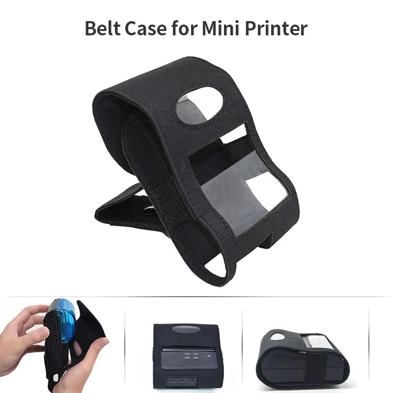 Nylon Belt Case for 58mm & 80mm portable mini printer Wireless Bluetooth receipt printer case