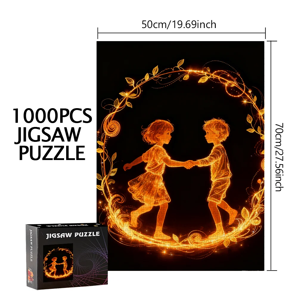 500pcs/1000pcs High-Quality Puzzle - Jigsaw for Birthdays, Halloween, Christmas, Thanksgiving, Easter - Portable Cardboard Puz