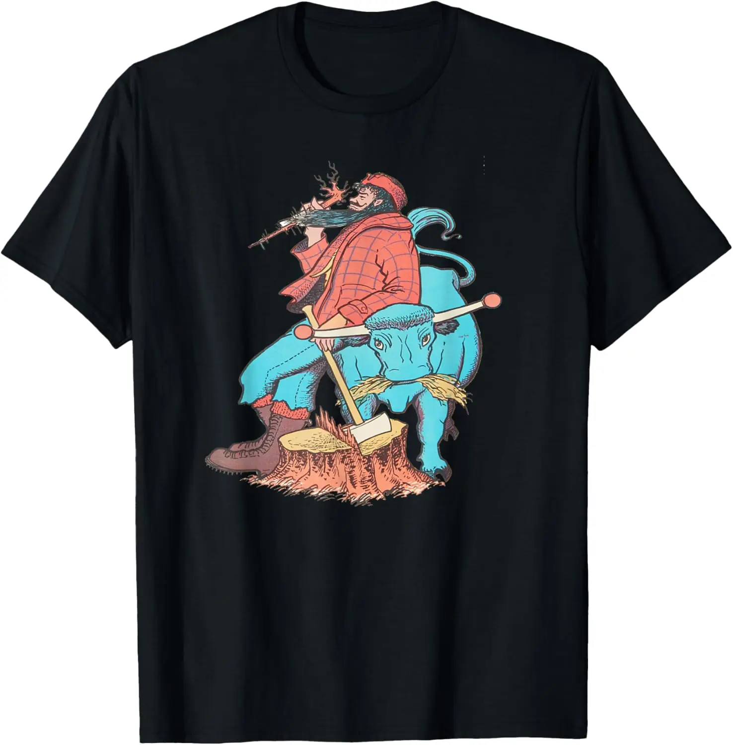 

Футболка Paul Bunyan & Babe The Blue Ox