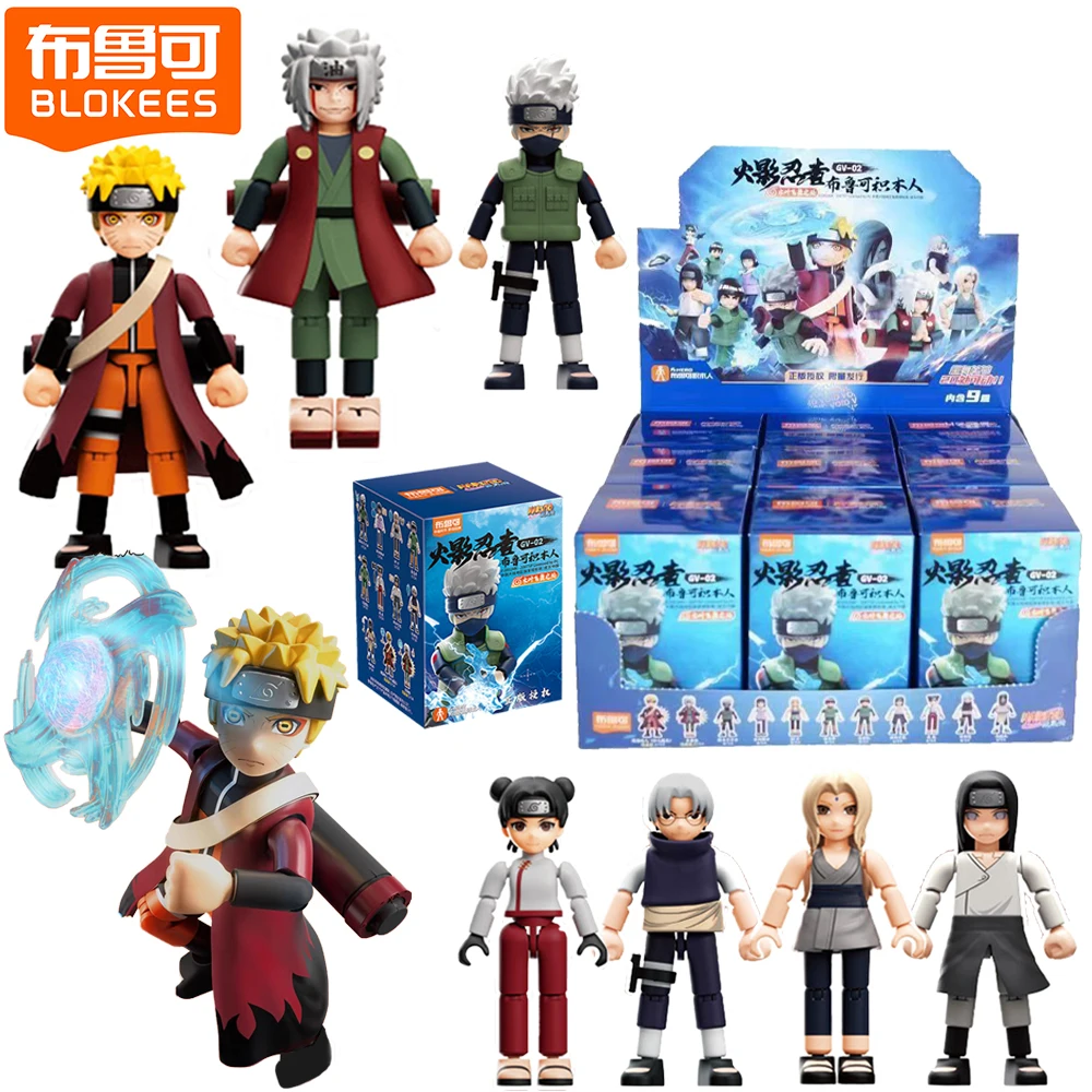 

BLOKEES Naruto Exquisite Craftsmanship Restoration Popular Character Dolls Child's Puzzle Leisure Assembly Building Blocks Gift