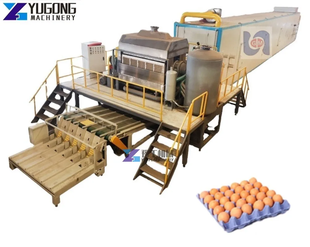 High Efficiency Vertical Press Egg Tray Machine Egg Tray Making Machine From Waste Cartons Forming Machine for Egg Tray