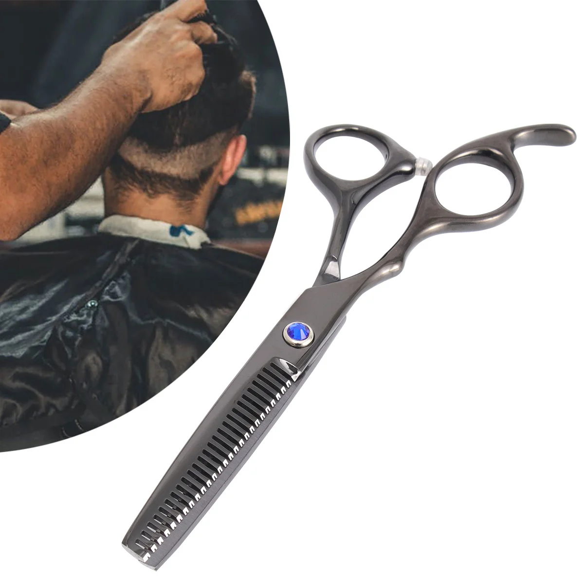 

1Pcs 5.5 Inch Salon Hair Cutting Scissor Extremely Blades for Clean Trim Unisex Barber Styling Tool Hair Cutting Scissor