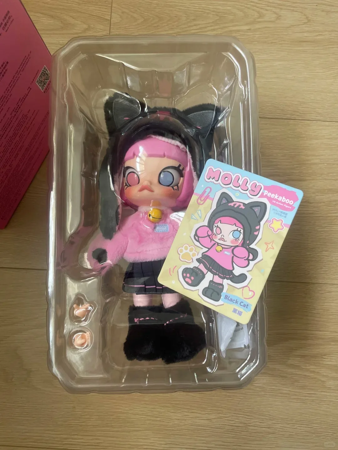 

POP MART оригинальная экшн-фигурка MOLLY Hide-and-Seek 1/8, плюшевая игрушка, модная фигурка слепых коробок, подарок на день рождения-сюрприз