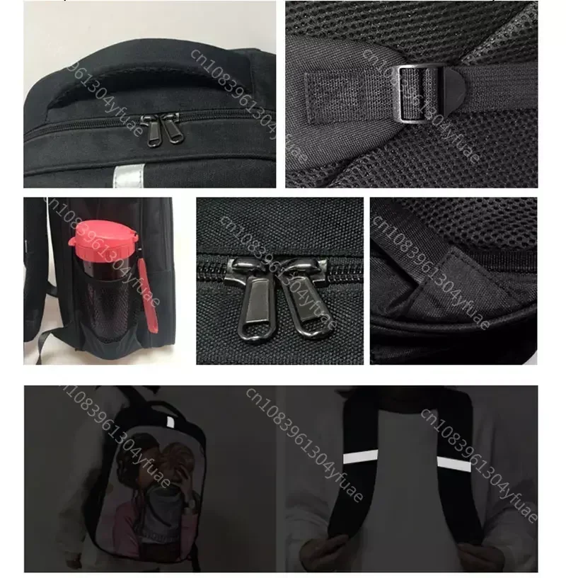 American Africa Girls Backpack for Teenager Afro Women Pattern School Bags Daypack Schoolbag Laptop Backpack Travel Book Bag