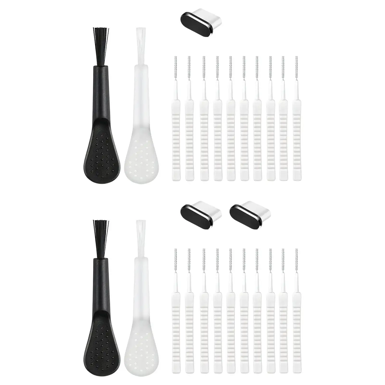 Kit di strumenti per la pulizia della porta di ricarica del telefono Copertura antipolvere Smartphone Protezione comoda della porta compatta multifunzionale per 15 16