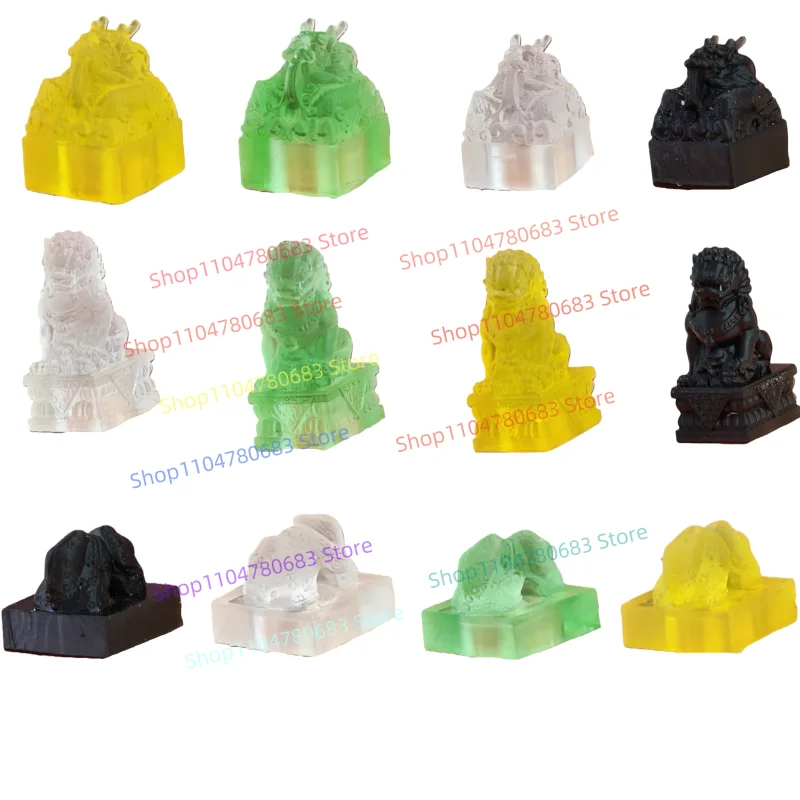 MOC Bouwstenen Mini Figuur Handheld Stempel Accessoire Assemblage Model Display Beeldje Anime Cartoon Desktop Decor Speelgoed Cadeau