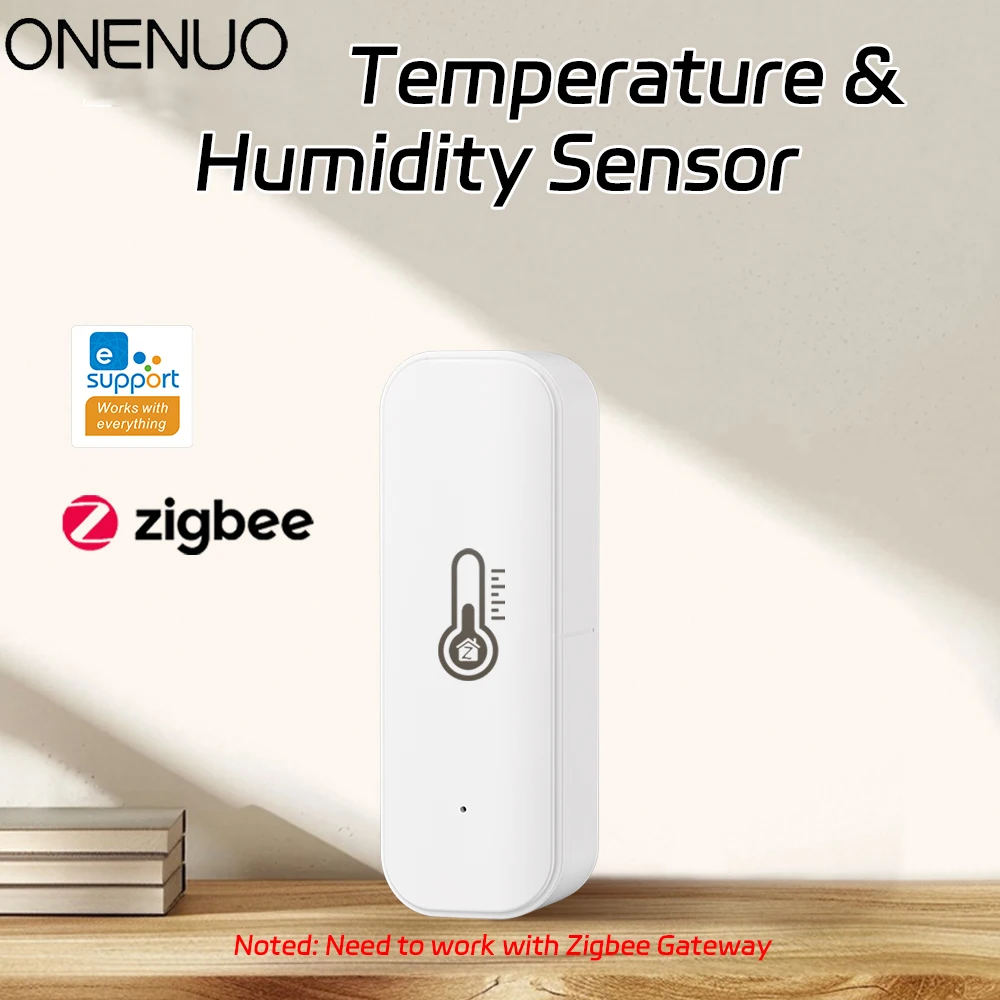 Ewelink ZigBee Smart Temperature Humidity Sensor Battery Powered APP Control Thermometer Hygrometer Controller For Alexa Google