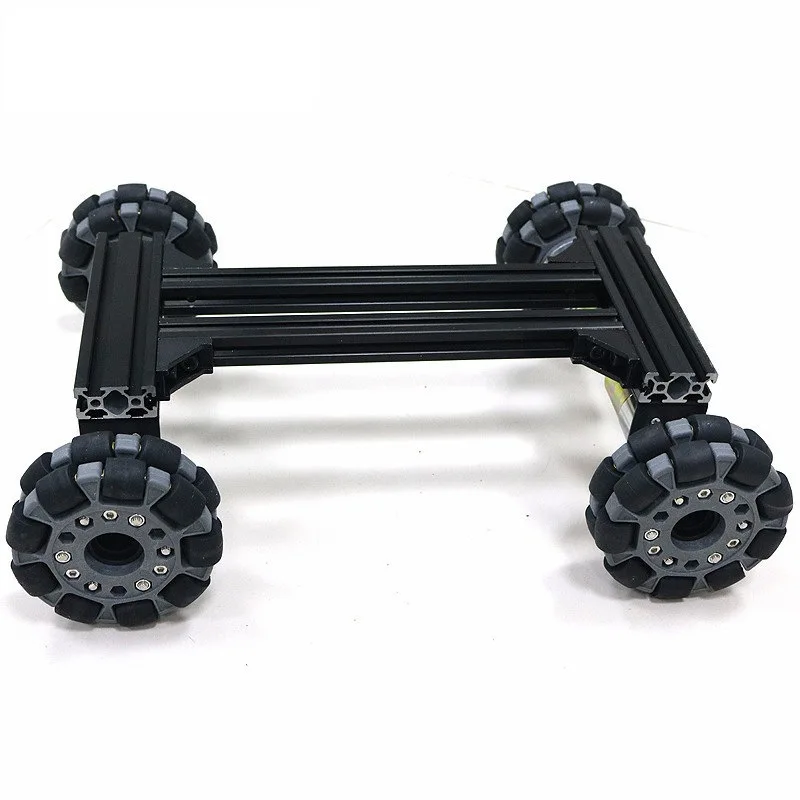 

Universal wheel trolley chassis 20kg large load, metal chassis bracket 42 stepper motor compatible with Arduino