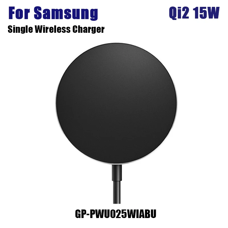 15wシングルqi2ワイヤレス充電パッド、samsung-galaxy-s25シリーズ、z-flip7、z-fold7対応、galaxy対応の磁気充電