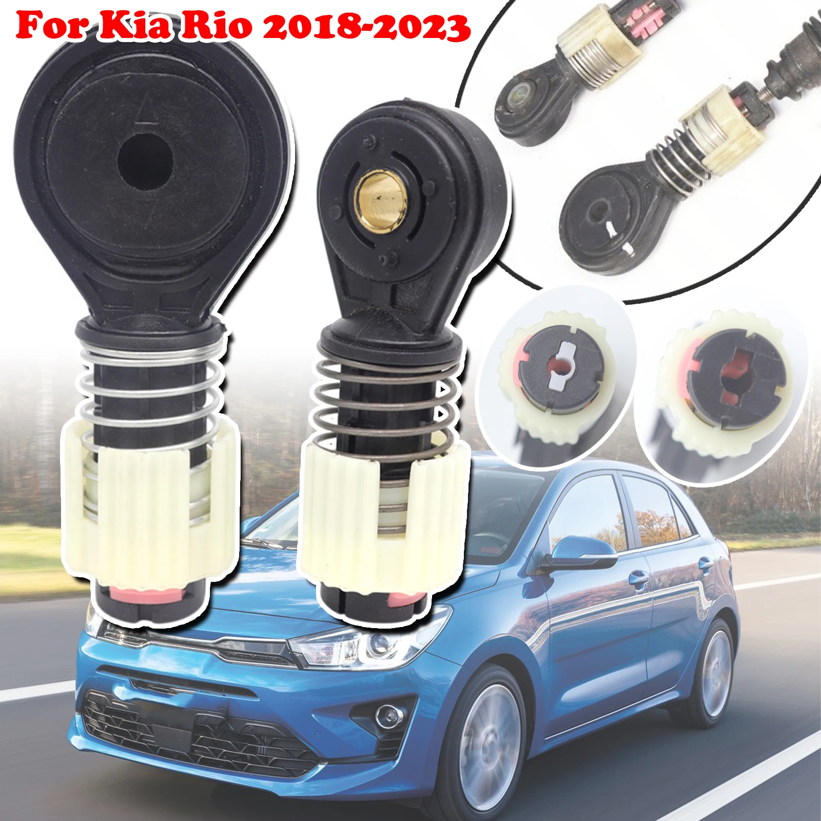 

Gear Shift Cable Linkage Control Collet Shifter Lever Selector End Rod Connect For Kia Rio 2018-2023 Picanto JA Soul PS Morning