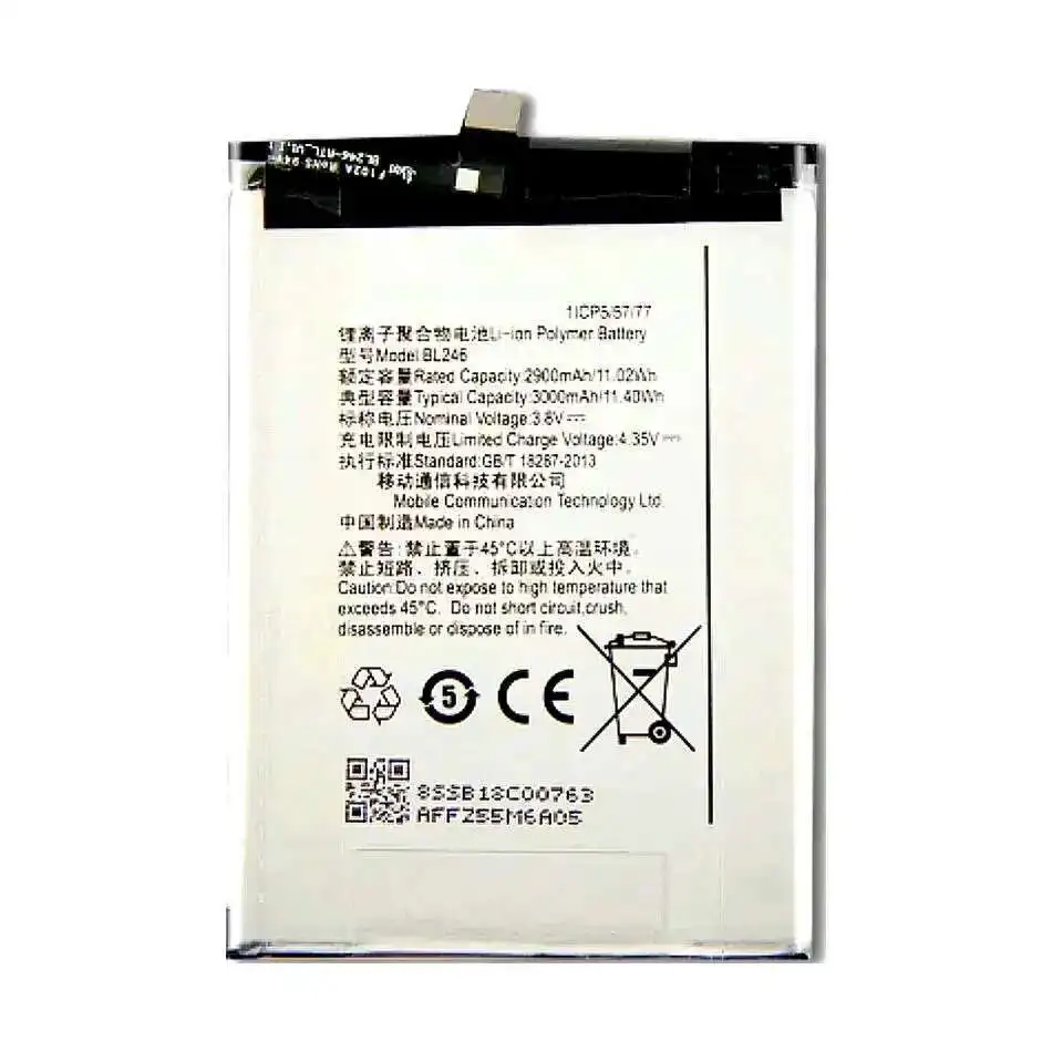 

2900mAh High Capacity For Lenovo Vibe Shot Max Z90 Z90-3 Z90-7 Z90 z90a40 Mobile Phone Battery Premium Replacement BL246