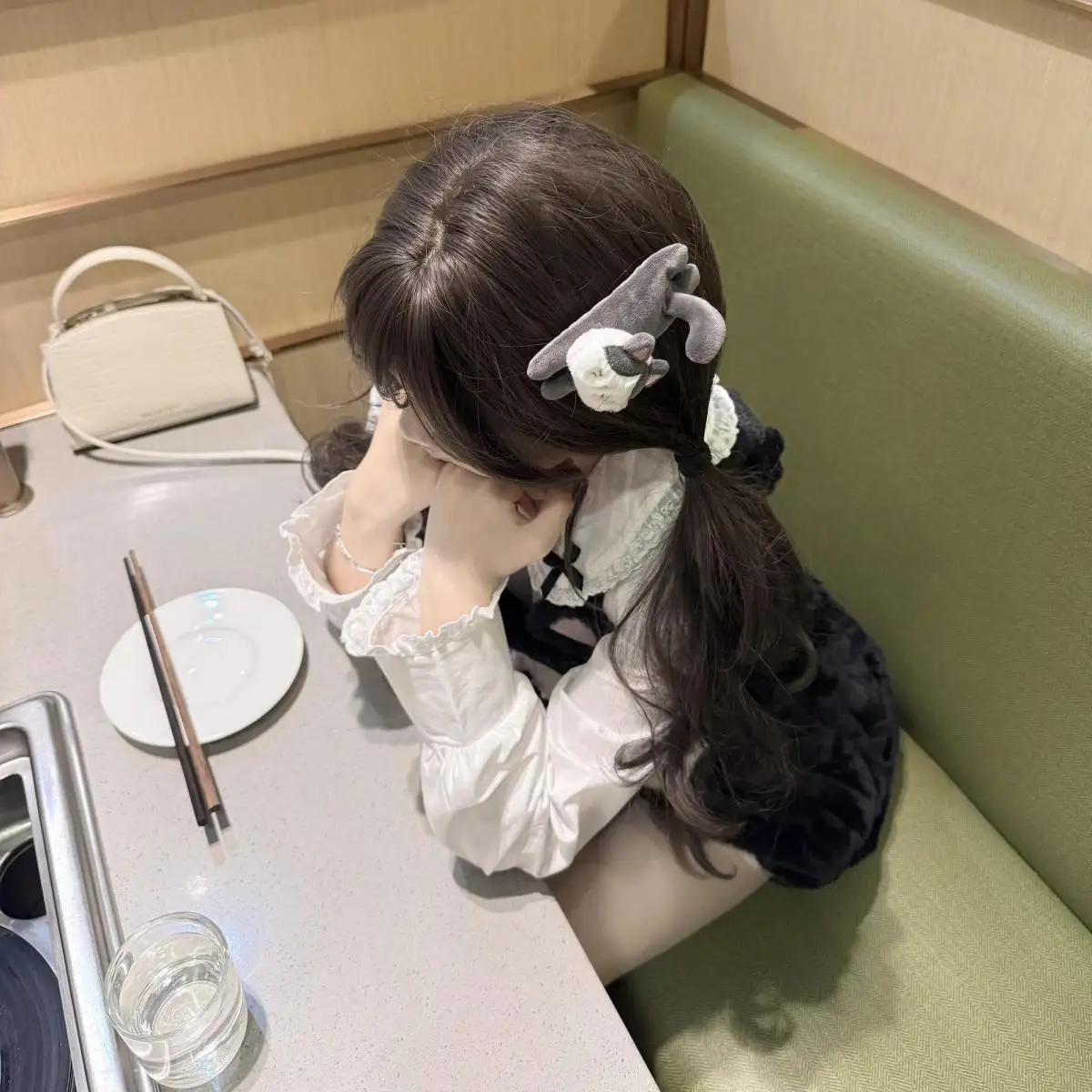 Zimowe Japońskie Słodkie Eleganckie Komplety Dwuczęściowe Damskie Y2k z Kapturem Urocze Retro Mini Spodnie Garnitur Damski Nadruk Szykowny Koreański Popularny Strój