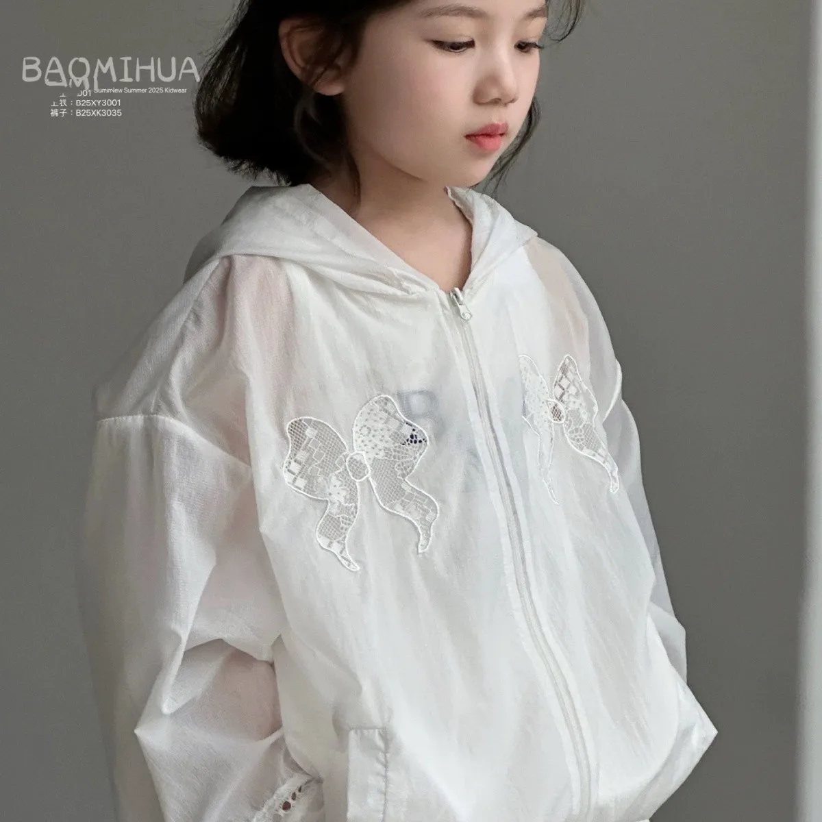

Children's Thin Summer Outerwear New Style Girls Butterfly Sun Protection Coat Jacket Lightweight Clothing for Kids
