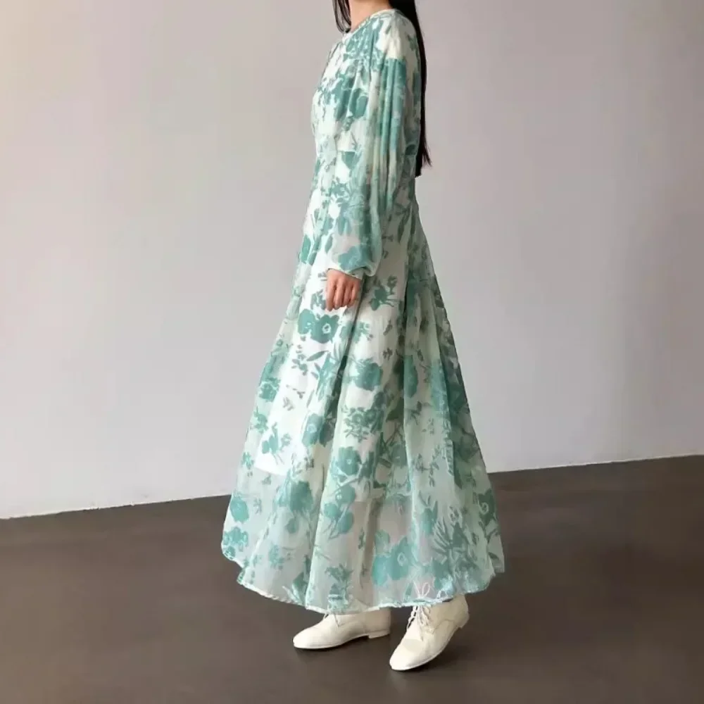 Robe Éducative en Velours à Manches sulfpour Femme, Tenue Élégante, Douce, Col Rond, Japon, Nouvelle Collection Automne 2025