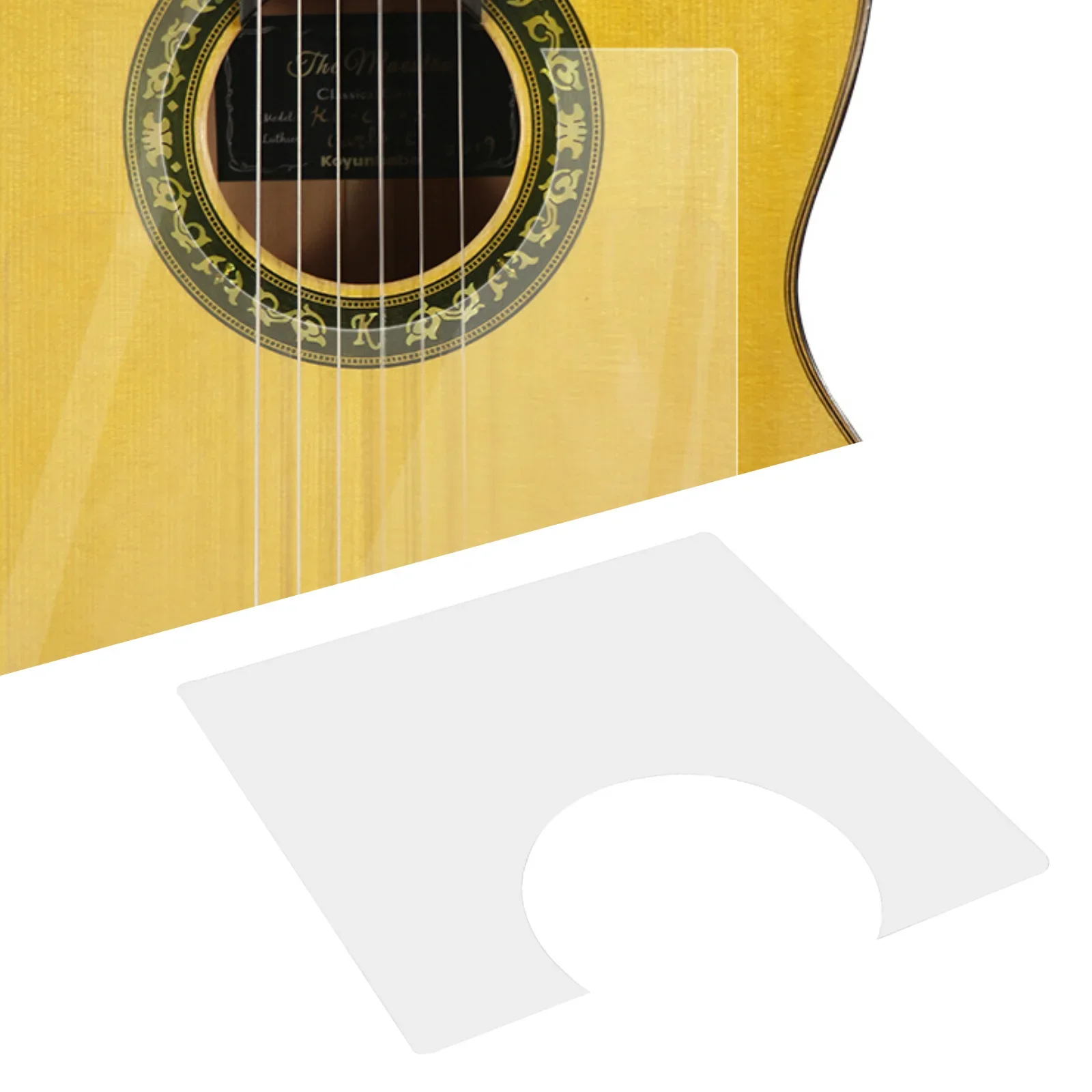 Transparent Pickguard For Folk Acoustic Guitar Anti-scratch Classical Guitar Guard Plate Protective Film Guitar Accessories