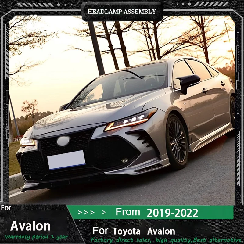 Car Styling for Toyota Avalon Headlight 2019-2022 Avalon Head Light LED DRL Dynamic Turn Signal High Beam Projector Lens