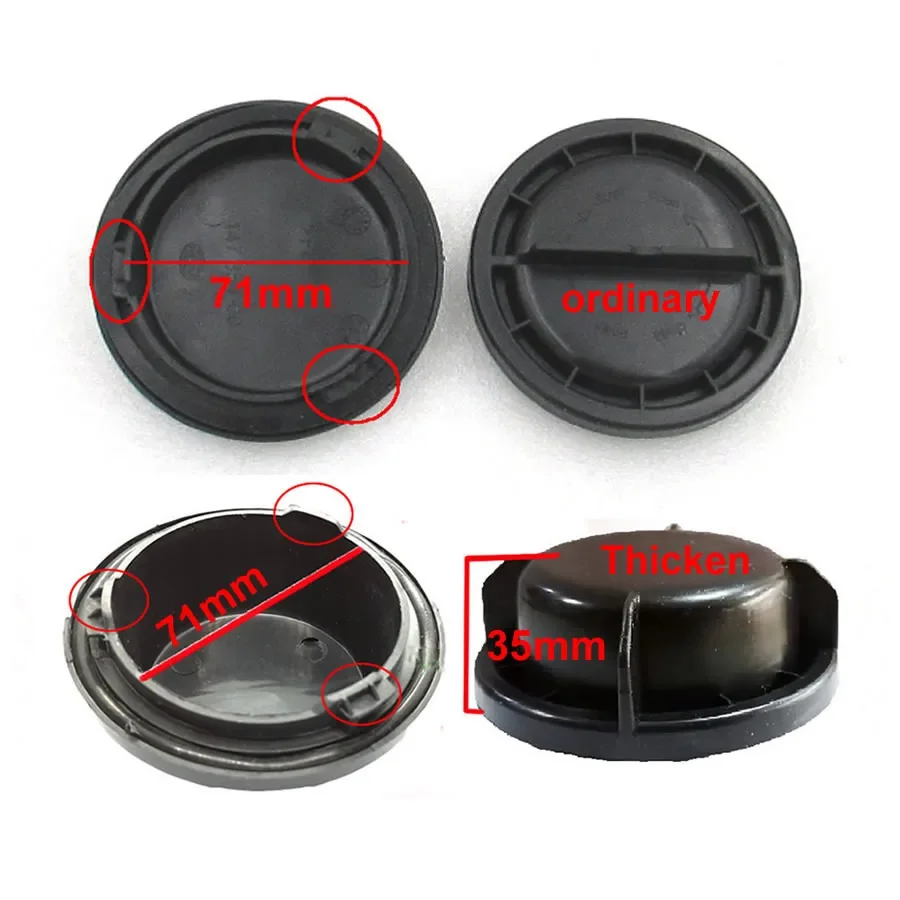 for Jeep Compass 2017-2021 Headllamp Rear Dust Cover High Beam Headlight Lengthened Seal Cap 71mm