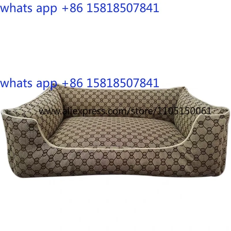 Kennel Schnauzer French Dou Winter Large and Small Dog Kennel Removable Washing Warm Pet Nest Mat
