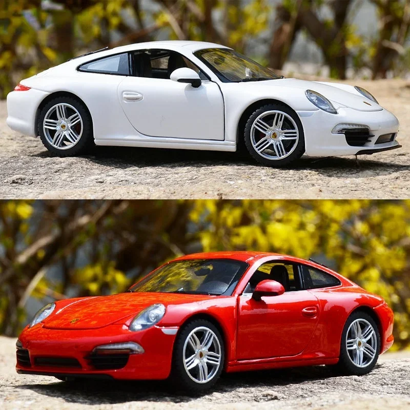 1:24  Porsche 911 CARRERA S  car  alloy car model simulation car decoration collection gift toy Die casting model boy toy F396