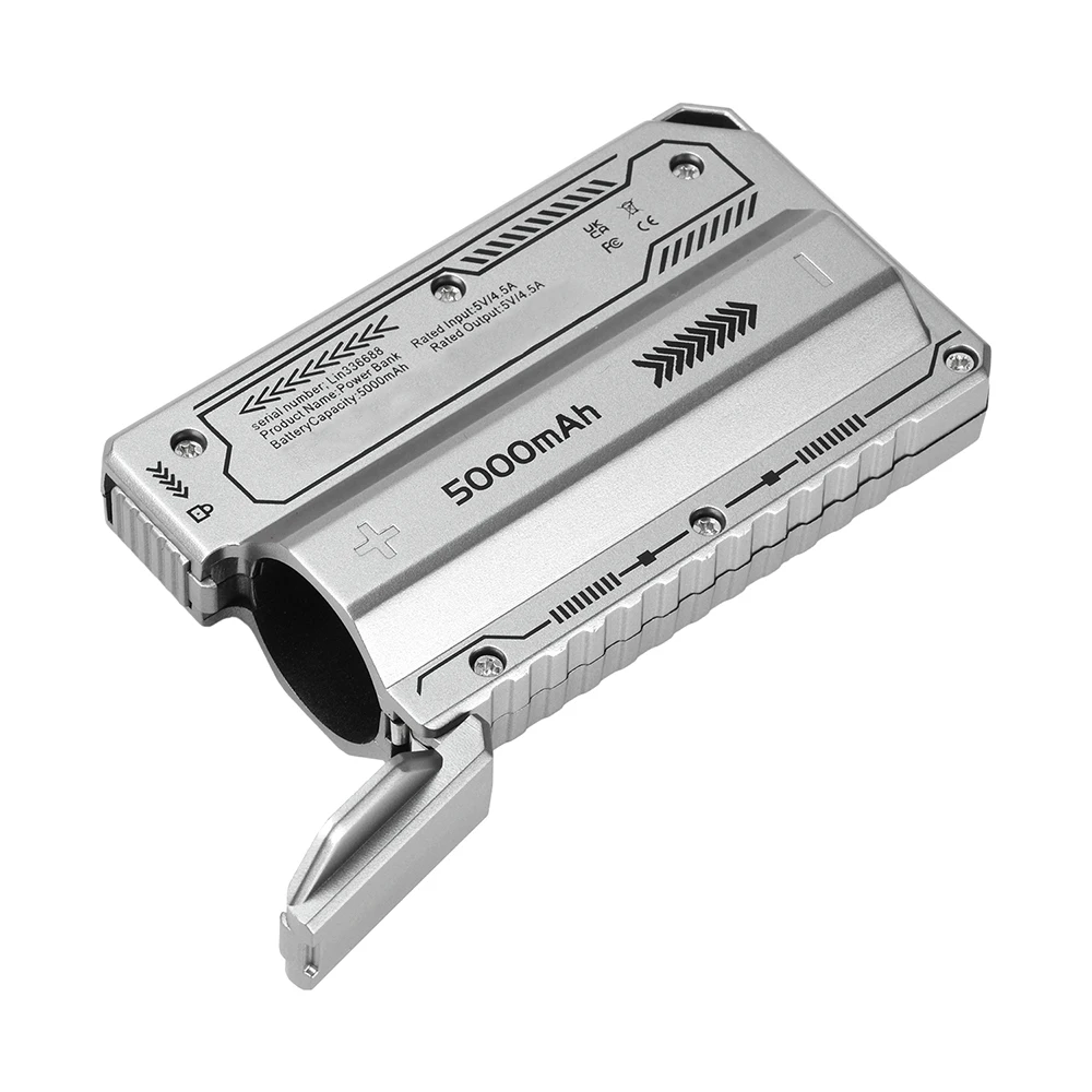 21700 Batteriehalter Powerbank-Gehäuse PD 20W Schnellladung Eingebautes Kabel Abnehmbare Powerbank DIY Batteriegehäuse – Detail 17