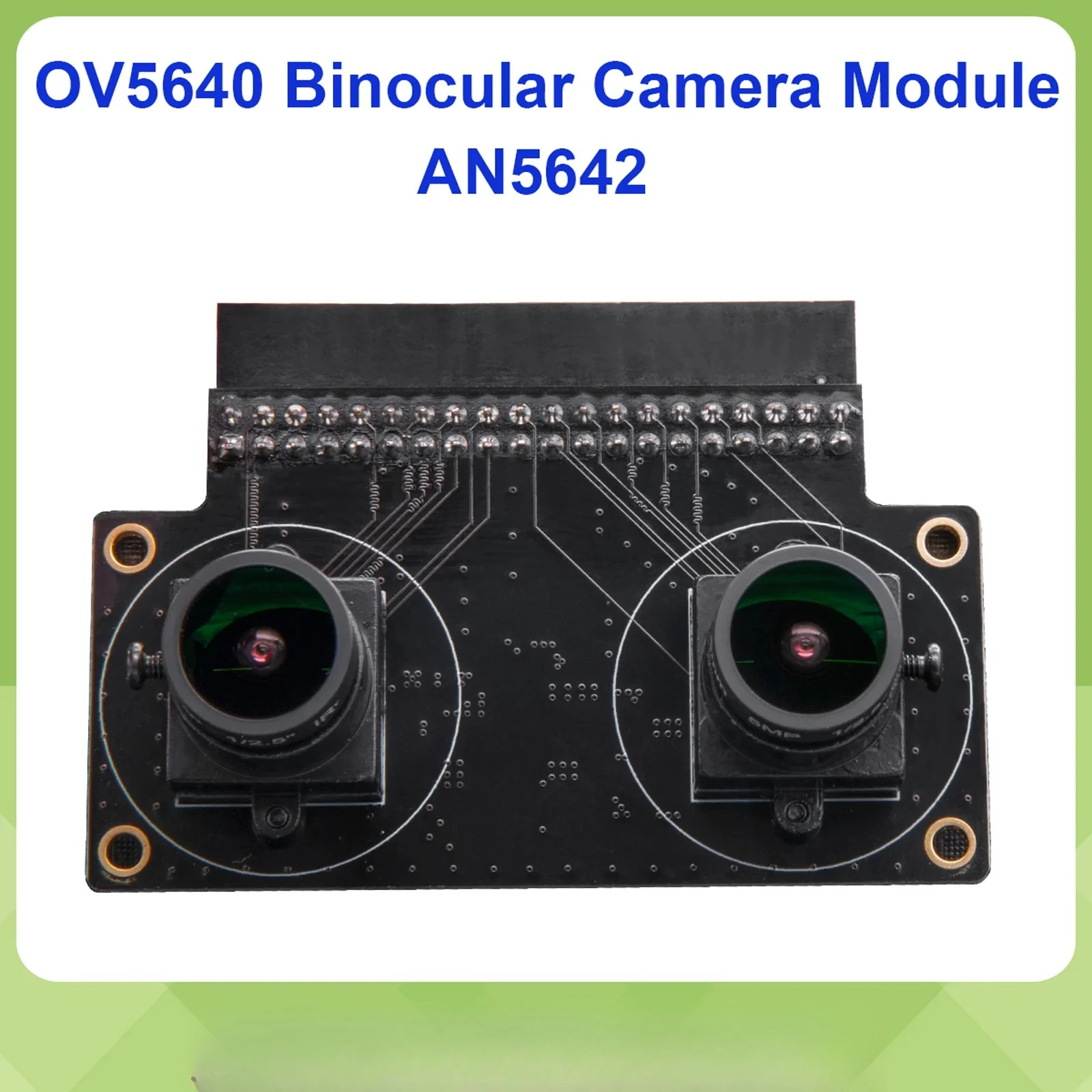 AN5642 5MP OV5640 Stereo Binocular Camera Module for FPGA Evaluation Board with 3D Depth Map Sample Code for Python/Java