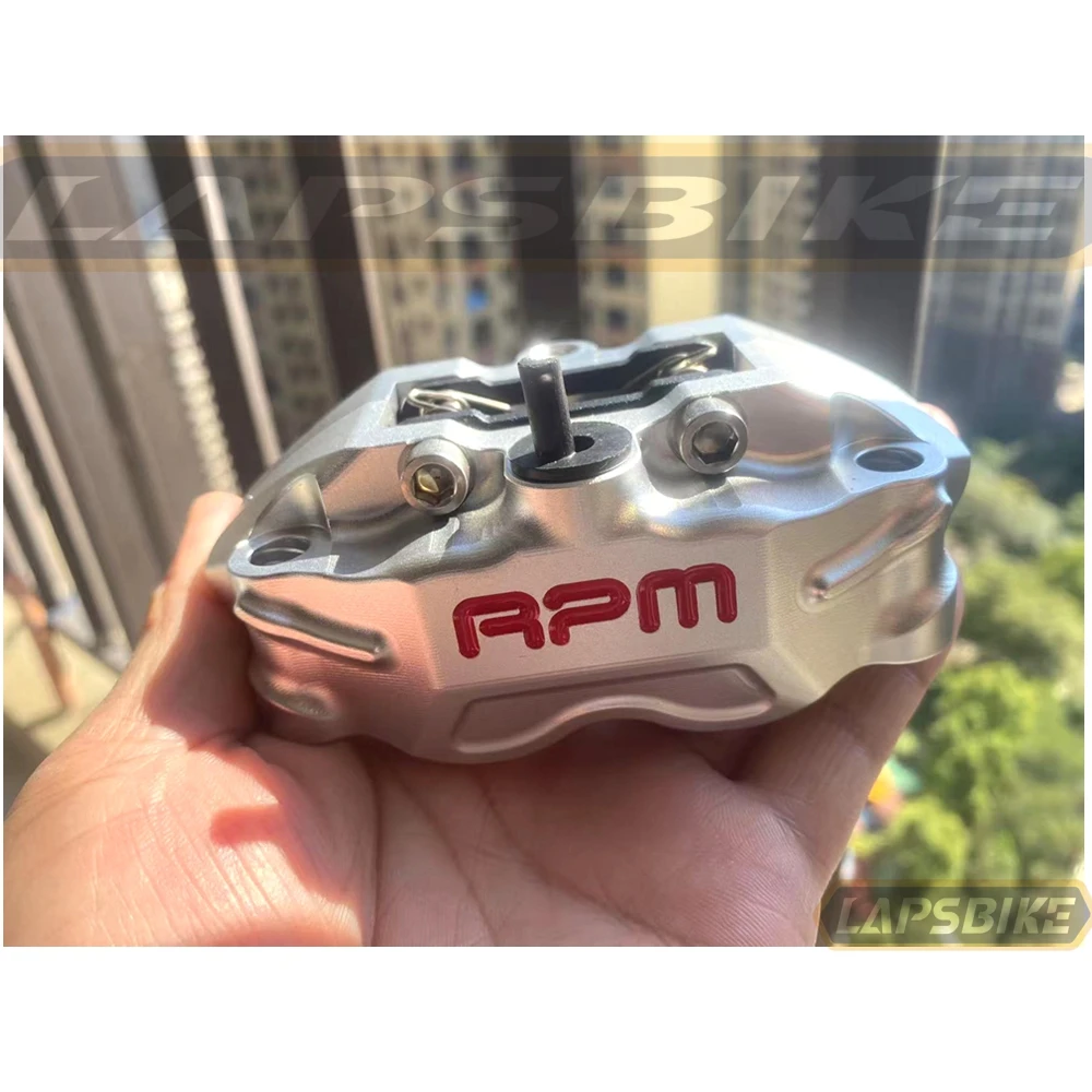 Disc Brake Caliper Motorcycle Front Rear 4 Piston Radial Mounting 82mm RPM For Yamaha Kawasaki Scooter RSZ JOG FORCE Dirt Bike