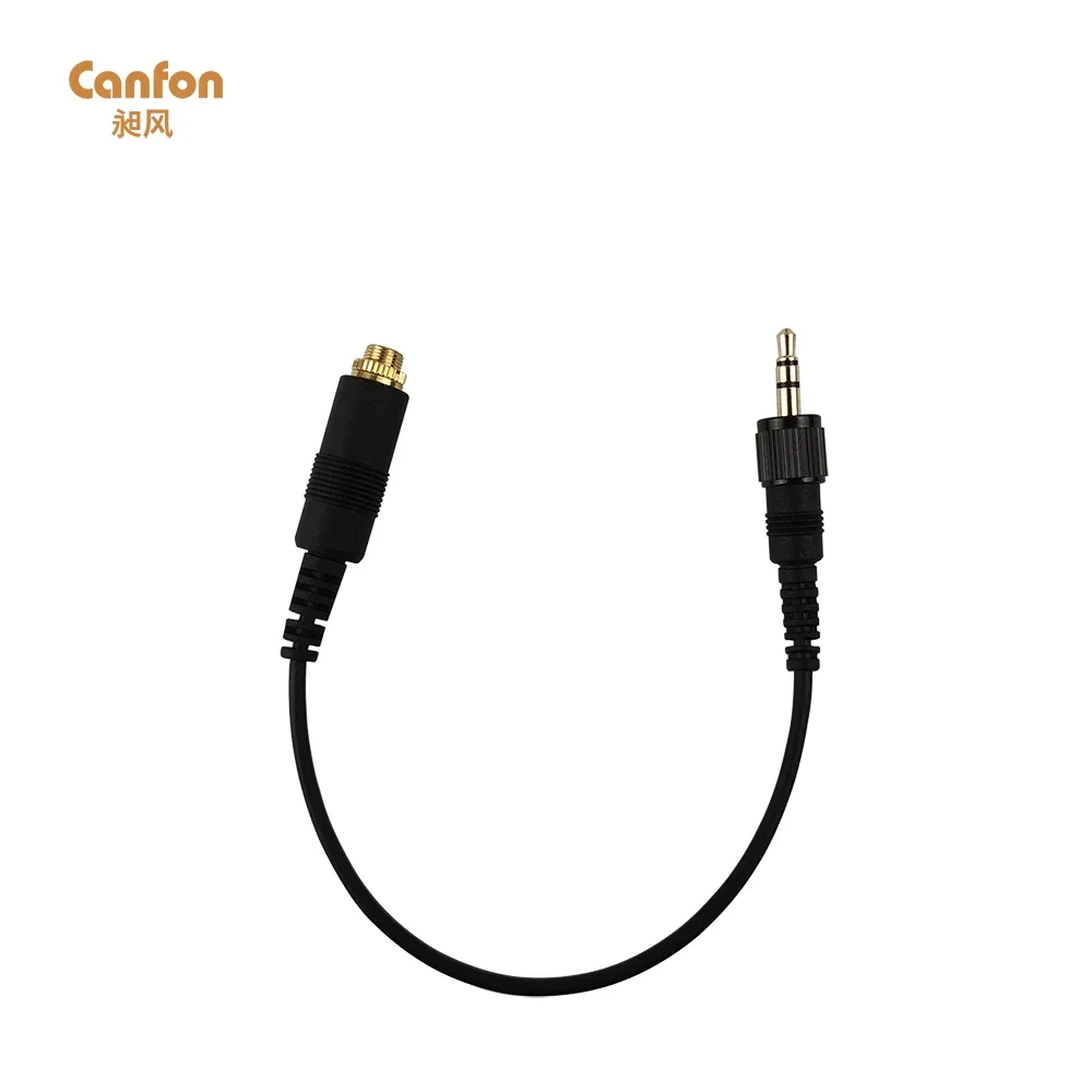 3.5mm TRS 3 Section Plug Compatible with Sennheider Maple Flute Lavalier Microphone to Sony Bee Audio Cable