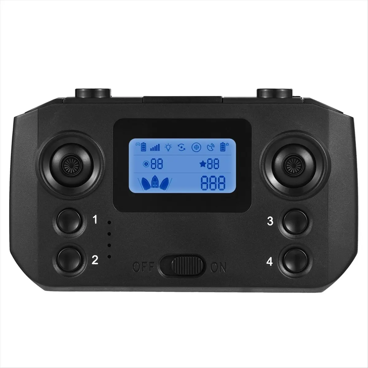 【New User】Fishing Bait Boat Remote Control with LCD Screen Displays for D19 D20 GPS Fishing Bait Boat Fishing Accessories