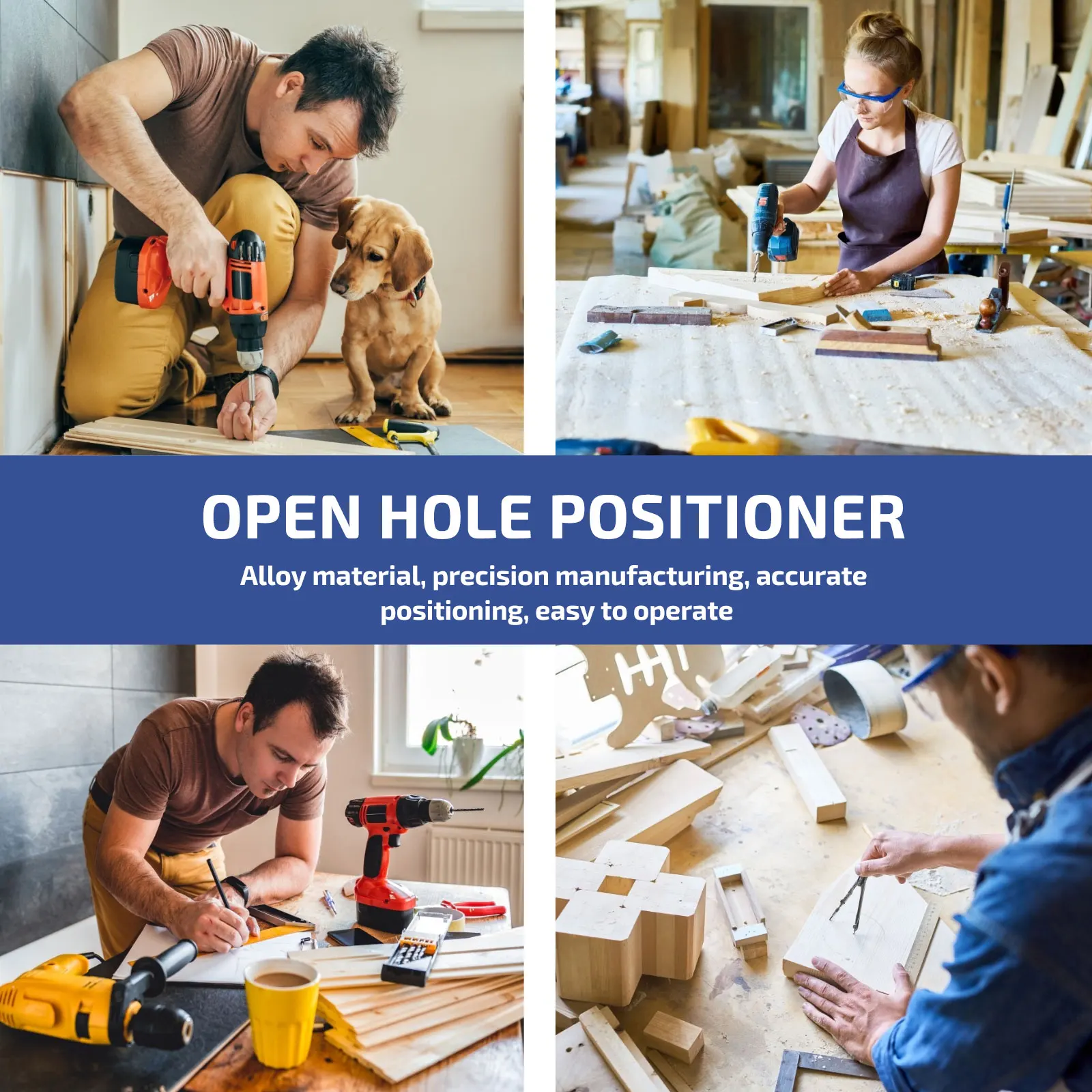 

Drill Guide Locator For Cabinet Installation Tools Handle Template Door Drilling Woodworking Accurate Hole Wood niture